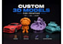 create custom printable stl files